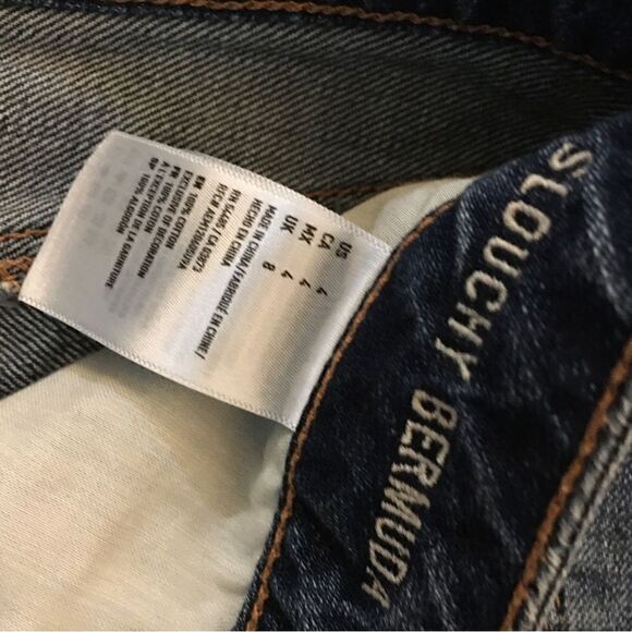 AMERICAN EAGLE 🦅 HIDDEN BUTTON FLY SLOUCHY BERMUDA SHORTS - Picture 3 of 6